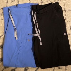 FIGS ceil blue yola pant